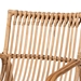 bali & pari Blanca Modern Bohemian Natural Rattan Accent Chair - BSODC1003-Rattan-CC