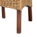 bali & pari Shamara Modern Bohemian Natural Rattan and Mahogany Wood Dining Chair - BSODC9001-Rattan-DC