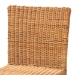 bali & pari Racquel Modern Bohemian Natural Rattan and Mahogany Wood Counter Stool - BSODC9002-Rattan-CS