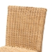 bali & pari Racquel Modern Bohemian Natural Rattan and Mahogany Wood Bar Stool - BSODC9003-Rattan-BS