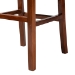 bali & pari Racquel Modern Bohemian Natural Rattan and Mahogany Wood Bar Stool - BSODC9003-Rattan-BS