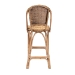 bali & pari Neola Modern Bohemian Natural Rattan Bar Stool - BSO12736-Rattan-BS