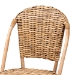 bali & pari Neola Modern Bohemian Natural Rattan Bar Stool - BSO12736-Rattan-BS