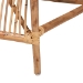 Baxton Studio Lamaria Modern Bohmenian Natural Brown Antique Rattan 2-Piece Chair and Footstool Set - BSODC9099-Rattan-2PC Set