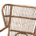bali & pari Lamaria Modern Bohmenian Natural Brown Antique Rattan Armchair - BSODC9099-Rattan-CC