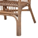bali & pari Lamaria Modern Bohmenian Natural Brown Antique Rattan Armchair - BSODC9099-Rattan-CC