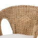 Baxton Studio Abbey Modern Bohemian Natural Brown Antique Rattan 3-Piece Living Room Set - BSOAbbey-Rattan-3PC Set