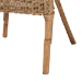 Baxton Studio Abbey Modern Bohemian Natural Brown Antique Rattan 3-Piece Living Room Set - BSOAbbey-Rattan-3PC Set