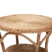 bali & pari Abbey Modern Bohemian Natural Brown Antique Rattan Coffee Table - BSO12718-Rattan-CT
