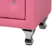 Baxton Studio Canterbury Contemporary Glam Pink Faux Leather Upholstered Full Size 3-Piece Bedroom Set - BSOBBT6440-Full-Pink-3PC Set