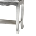 Baxton Studio Harriet Classic and Traditional Silver Finished Wood 1-Drawer End Table - BSOJY17A013-Silver-ET