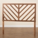Baxton Studio Belisma Modern and Contemporary Ash Walnut Finished Wood Queen Size Headboard - BSOMG9785-Ash Walnut-HB-Queen