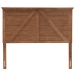 Baxton Studio Yorick Classic and Traditional Ash Walnut Finished Wood Queen Size Headboard - BSOMG9789-Ash Walnut-HB-Queen