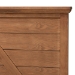 Baxton Studio Yorick Classic and Traditional Ash Walnut Finished Wood Queen Size Headboard - BSOMG9789-Ash Walnut-HB-Queen