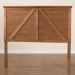 Baxton Studio Yorick Classic and Traditional Ash Walnut Finished Wood Queen Size Headboard - BSOMG9789-Ash Walnut-HB-Queen