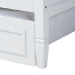 Baxton Studio Mariana Classic and Traditional White Finished Wood Full Size Daybed with Twin Size trundle - BSOMariana-White-Daybed-F/T