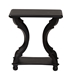 Baxton Studio Cianna Classic and Traditional Black Wood End Table - BSOJY21A025-Black-Wooden-ET