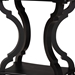 Baxton Studio Cianna Classic and Traditional Black Wood End Table - BSOJY21A025-Black-Wooden-ET