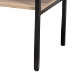 Baxton Studio Asher Modern Industrial Natural Brown Finished Wood and Black Metal 2-Door Sideboard - BSOLCF20234-Tan/Brown-Sideboard