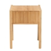 Baxton Studio Naresh Mid-Century Modern Transitional Natural Brown Bamboo Wood 1-Drawer End Table - BSOETAN-004-Bamboo-ET