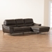 Baxton Studio Townsend Modern Brown Full Leather Sectional Sofa with Right Facing Chaise - BSOLSG6001L-Sectional-Full Leather-Brown-Dakota 05