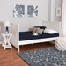 Baxton Studio Ceri Classic and Traditional White Finished Wood Full Size Daybed - BSOCeri-White-Daybed-Full