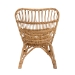 Baxton Studio Earvin Modern Bohemian Natural Brown Rattan 2-Piece Armchair and Footstool Set - BSODC8005-Rattan-2PC Set