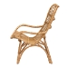 bali & pari Earvin Modern Bohemian Natural Brown Rattan Armchair - BSODC8005-Rattan-CC