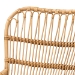 bali & pari Earvin Modern Bohemian Natural Brown Rattan Armchair - BSODC8005-Rattan-CC