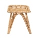 bali & pari Earvin Modern Bohemian Natural Brown Rattan Footstool - BSODC8005-Rattan-Footstool