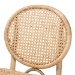 bali & pari Osaka Modern Bohemian Natural Brown Rattan Dining Chair - BSOOsaka-Natural-DC