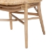 bali & pari Osaka Modern Bohemian Natural Brown Rattan Dining Chair - BSOOsaka-Natural-DC