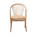 bali & pari Kobe Mid-Century Modern Natural Brown Finished Wood and Rattan Dining Chair - BSOKobe-Natural-DC