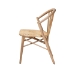 bali & pari Kobe Mid-Century Modern Natural Brown Finished Wood and Rattan Dining Chair - BSOKobe-Natural-DC