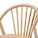 bali & pari Kobe Mid-Century Modern Natural Brown Finished Wood and Rattan Dining Chair - BSOKobe-Natural-DC