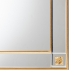 Baxton Studio Iara Modern Glam and Luxe Antique Goldleaf Finished Wood Accent Wall Mirror - BSORXW-10689