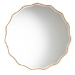 Baxton Studio Weston Modern Glam and Luxe Antique Goldleaf Finished Wood Accent Wall Mirror