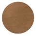 Baxton Studio Denmark Mid-Century Modern French Oak Brown Finished Rubberwood Dining Table - BSODenmark-French Oak-DT