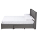 Baxton Studio Coronado Mid-Century Modern Transitional Grey Fabric Full Size 3-Drawer Storage Platform Bed - BSOCF 9270-B-Coronado-B-Grey-Full