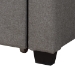 Baxton Studio Coronado Mid-Century Modern Transitional Grey Fabric Full Size 3-Drawer Storage Platform Bed - BSOCF 9270-B-Coronado-B-Grey-Full