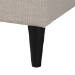 Baxton Studio Casol Mid-Century Modern Transitional Beige Fabric Upholstered Queen Size Platform Bed - BSOCF 9272-C-Vele-C-Beige-Queen