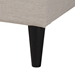 Baxton Studio Casol Mid-Century Modern Transitional Beige Fabric Upholstered Full Size Platform Bed - BSOCF 9272-C-Vele-C-Beige-Full