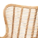 bali & pari Colorado Modern Bohemian Natural Brown Rattan and Black Metal Accent Chair - BSOColorado-Natural/Rattan-CC