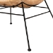 bali & pari Colorado Modern Bohemian Natural Brown Rattan and Black Metal Accent Chair - BSOColorado-Natural/Rattan-CC