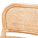 bali & pari Adrena Modern Bohemian Natural Brown Rattan Bar Stool - BSOAdrena-Rattan-BS