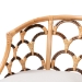bali & pari Aster Modern Bohemian Natural Brown Rattan Armchair - BSOAster-Rattan-Armchair