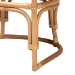 bali & pari Aster Modern Bohemian Natural Brown Rattan Armchair - BSOAster-Rattan-Armchair