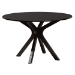 Baxton Studio Jana Modern Grey Fabric and Espresso Brown Finished Wood 7-Piece Dining Set - BSOJana-Grey/Dark Brown-7PC Dining Set
