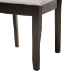 Baxton Studio Jana Modern Grey Fabric and Espresso Brown Finished Wood 7-Piece Dining Set - BSOJana-Grey/Dark Brown-7PC Dining Set