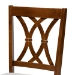 Baxton Studio Maya Modern Grey Fabric and Walnut Brown Finished Wood 7-Piece Dining Set - BSOMaya-Grey/Walnut-7PC Dining Set